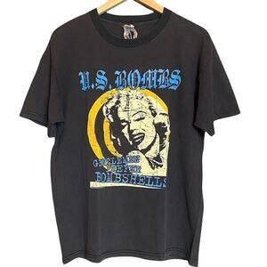 U.S. BOMBS Marilyn Monroe Punk Band T-Shirt, Size Medium